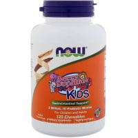 Дофілус Пробіотики для Дітей, Berry Dophilus, Now Foods, 120 жувальних таблеток
