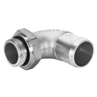 Ялинка на шланг НД кут 90° 1 1/4« - Ø 44 Hyva алюміній