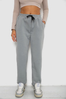 Спортивные штаны женские на флисе, цвет серый, 238R57016
