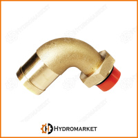Ялинка на шланг Hyva НД кут 90° 1 1/4« - Ø 44