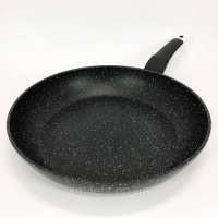 Сковорода UNIQUE UN-5137 28 см граніт темний, Сковорода з антипригарним покриттям для газової плити