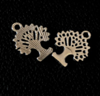 Металлическая подвеска «дерево» Размер -17*15мм. Цвет - серебро. Цена указана за 1 шт