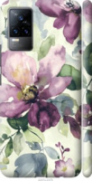 Чехол на Vivo • Цветы акварелью 2237m-2375
