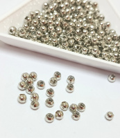 Металлические бусины 3 мм/ сталь/ 50 шт.