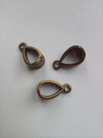 Бейл. Размер -24,8×13,6 мм. Цвет -  бронза. Цена указана за 1 шт.