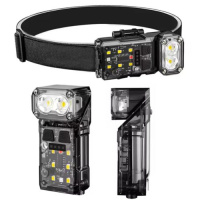 Фонарь налобный X52-2LED+6SMD(RGB), Motion Sensor, индикация аряда, Li-Ion аккум., ЗУ Type-C, клипса (X52-2LED+6SMD)