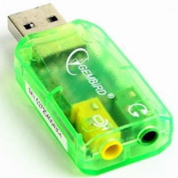 Звукова карта Gembird SC-USB-01 Green (Код товару:37692)