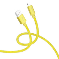 Кабель Borofone BX95 USB to Lightning 1m gold