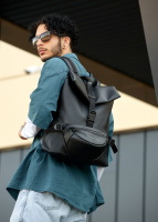 Рюкзак Стиль  високої якості українського виробництваСтиль -  чорний чоловічий