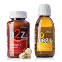 Комплекс Витаминов «от А до Я» и БАД «Айкью Мега» doTERRA / a2z CHEWABLE™+IQ Mega Pack
