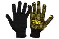 Перчатка Mastertool 70/30% x 55г x 10« черная (83-0320) (10 шт.)