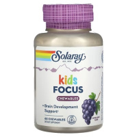 Solaray Kids Focus Chewables 60 жувальних цукерок