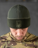 Флісова шапка софтшел олива ВТ7705