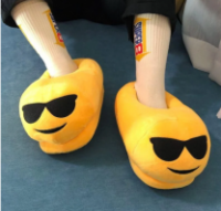 Тапки смайл очки  Кигуруми Kigurumi   Размер 38