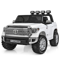 Дитячий Джип на акумуляторі Toyota Tundra з музикою і яскравими катафотами Bambi JJ2266AEBLR-1 Білий