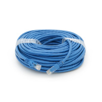 Патч-корд литой RITAR, UTP, RJ45, Cat.6, 30m, синий, Cu (медь)