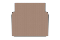 Резиновый коврик в багажник (Long, Бежевый) для Mercedes S-сlass W221 2005-2013 гг