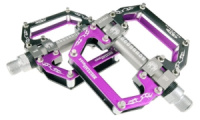 Педали MTB BC-PD207 AL на пром. подшипн. черно-фиолетовый (черно-фиолетовый)