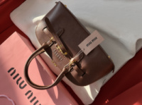 Сумка Miu Miu Aventure Nappa Leather  коричневий