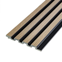 Рейка декоративная PS 2900х120х11мм Дуб с графитом SW-00001738