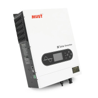 Гибридный инвертор MUST PV18-8048PRO II, 8000W, 48V, PV 2*4000W, ток заряда 1-120А, 160-275V, MPPT (120А, 90-430 Vdc), 425*527*145 мм