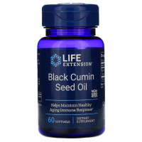 Масло семян черного тмина, Black Cumin Seed Oil, Life Extension, 60 капсул