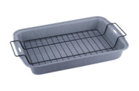 Форма для выпечки Kamille - 375 x 260 x 50 мм с решеткой 6001M 1 шт.