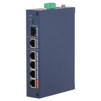 Управляемый 4х-портовый коммутатор DH-CHS4106-4ET-60, с 4мя портами POE 100Мбит + 1 порт UP-Link 1000Мбит + 1 порт SFP 1000Мбит, 154.3×110.4×30 мм