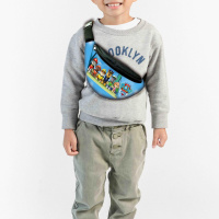 Сумка-бананка дитяча щенячий патруль «RAW PATROL» 32х15см, через плече для хлопчика (00271)