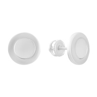 Серебряные серьги CatalogSilver с натуральным перламутром (60002111)