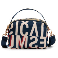 PODIUM Сумка Женская Текстиль полиамид Jielshi 8-31 blue letters