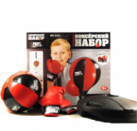 Детский боксерский спортивный набор MS 0333 боксерская груша и перчатки, от 90 до 130см