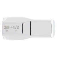 Перехідник хромований для головок MILWAUKEE с квадарата 3/8'' на 1/2'' квадрат