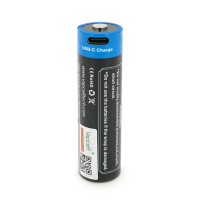 Аккумулятор 18650 Li-Ion Vapcell P1840A, 4000mAh, 10A, 3.6V (2.5-4.2V), USB type-c, 2 шт в упаковке, цена за 1 шт