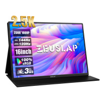 Портативний монітор Zeuslap P16K black 16« 2560x1600