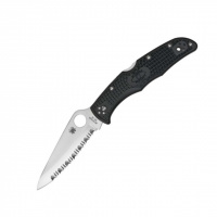 Нож складной Spyderco Endura 4, серрейтор (C10SBK)