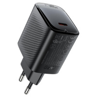 Мережевий зарядний пристрій ACEFAST A112 PD45W GaN single USB-C charger (EU) Black (6974316284055)