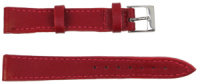Жіночий ремінець для годинника зі шкіри Mykhail Ikhtyar Ш16 мм червоний