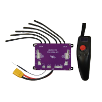 Программируемый 2-х канальный контроллер Ubox V2  12v - 75v100A х 2  с джойстиком  дистанционного управления, для двух электродвигателей  500w-3000w