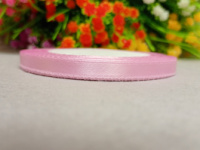 Атласная лента/ 0.6мм/ 23 метра/  розовый