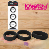 Набір плоских ерекційних кілець Power Plus «Silicone Pro Ring» від LoveToy