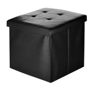 Тумба-пуф розкладний 38*38*35см R88089 black