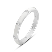 Серебряное кольцо CatalogSilver с емаллю, фианитами, вес изделия 1,8 гр (60002258) 16.5 размер