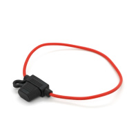 Автомобильный проводной держатель предохранителя 1015/16, 1A-46A,250V пыле/водонепроницаемый, медь, 30см.в корпусе ПВХ