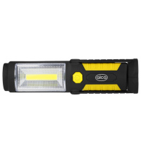 Переноска діодна 3W COB/220 lm +1W L=215/3*АА/Alca Led 580400/зміна кута, магніт, гачок