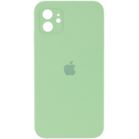 Чохол для Apple iPhone 11 (6.1«») - Silicone Case Square Full Camera Protective (AA) М'ятний / Mint - купити в SmartEra.ua