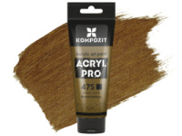 Фарба художня Серія «Металік» Acryl PRO ART Kompozit 75 мл, 475 бронза антична