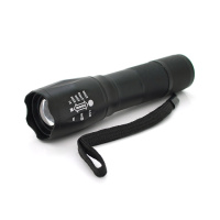 Фонарь ручной VARLONPAN MX-812-T6, 1LED Cree XM-L T6, 3W, 5 режимов, ZOOM, 18650/2800mah (переходник3*AAA), Black, IP44, СЗУ, 130х32х27мм, BOX