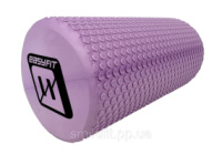 Масажний ролик EasyFit Foam Roller 30 см Бузковий