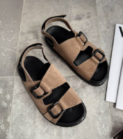 Жіночі босоніжки натуральний замш (36-40)